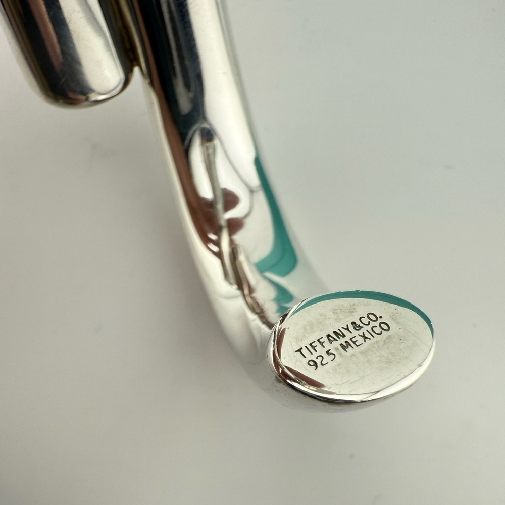 Vtg. Tiffany & Co. Chunky Bypass Cuff Bracelet Sterling Silver - Picture 7 of 7